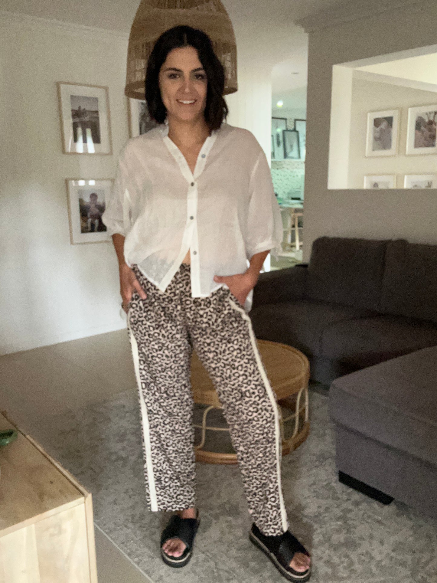 Leopard Stripe Pants