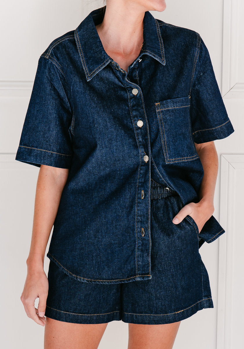 Frankie Denim Shirt Indigo