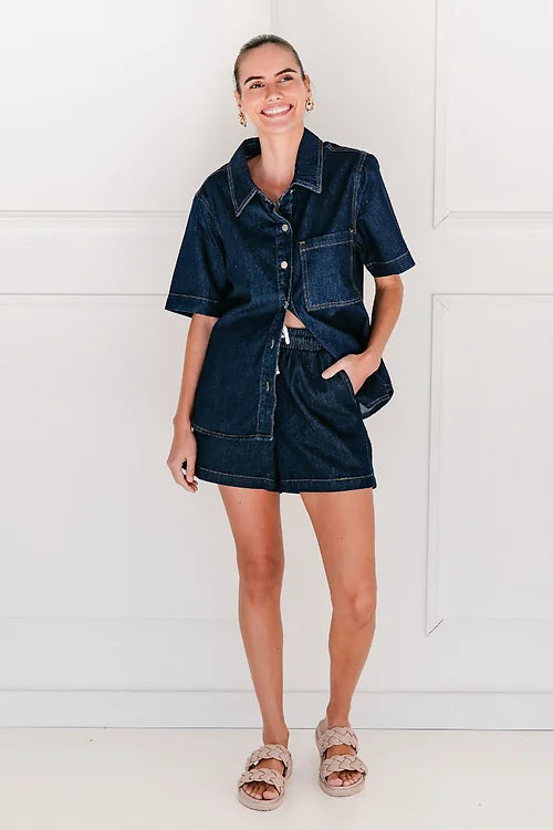 Frankie Denim Shirt Indigo