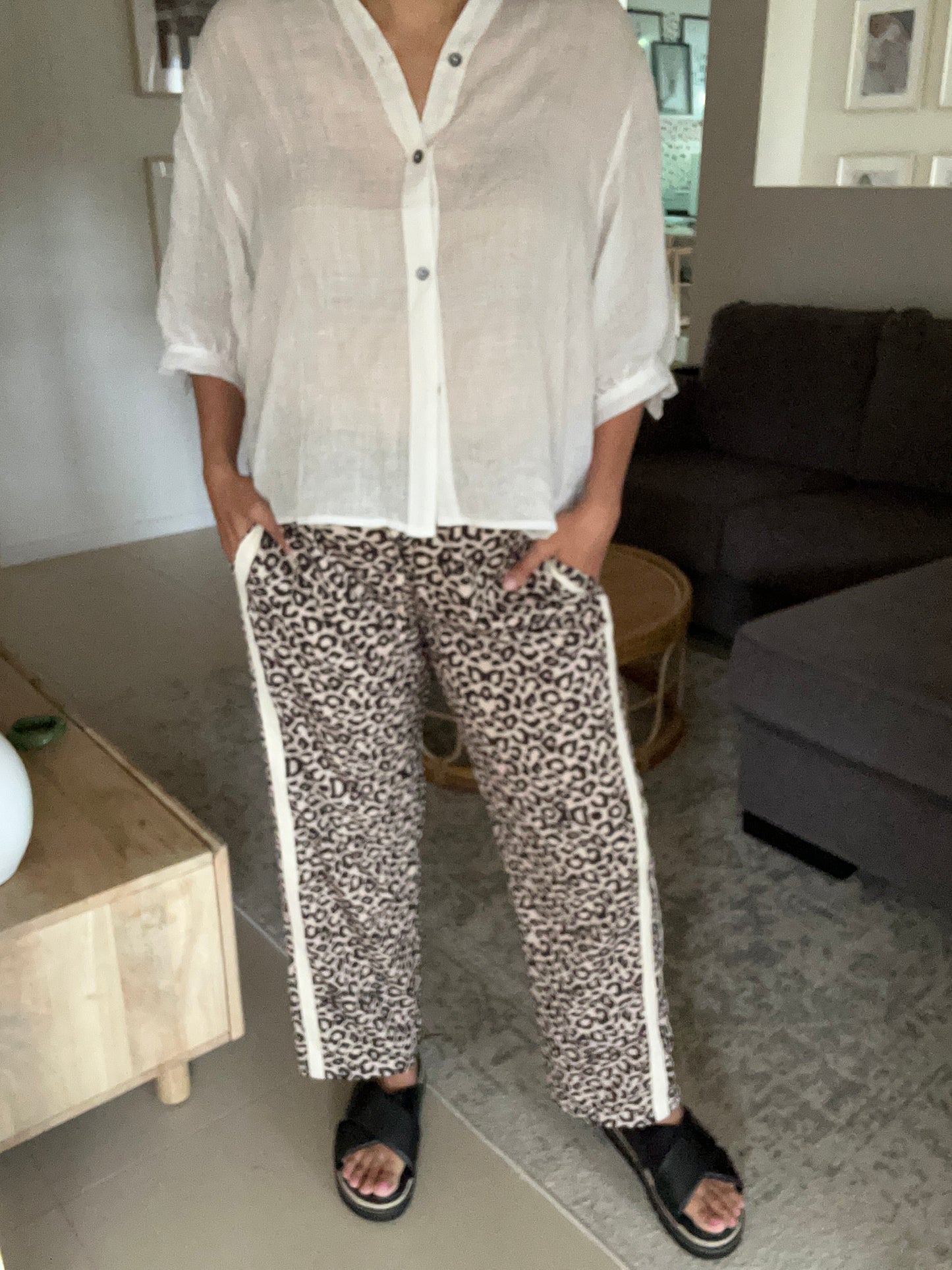 Leopard Stripe Pants