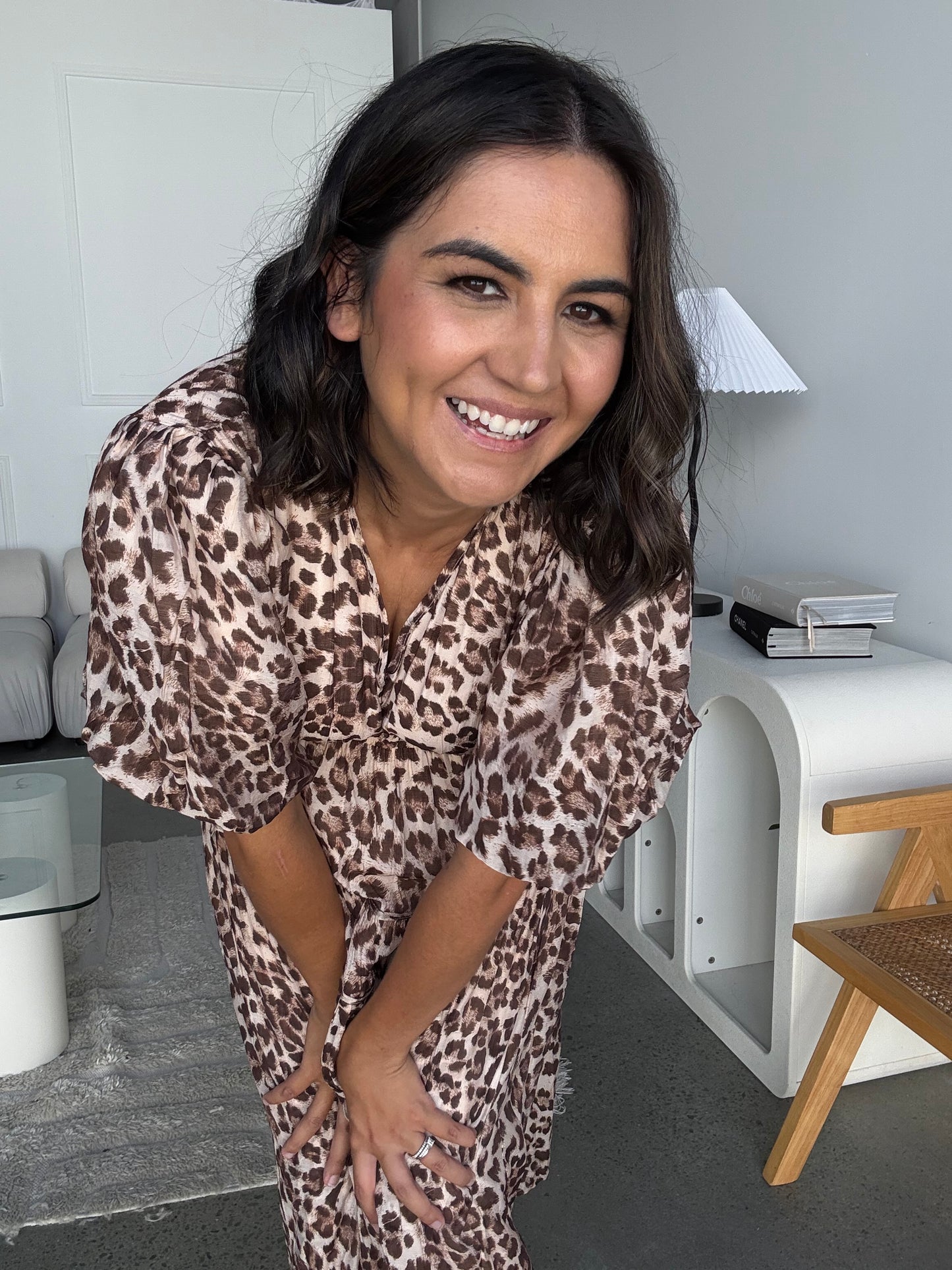 Anushka Animal Print Dress