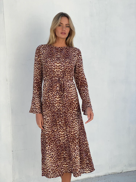 Leopard Midi Dress