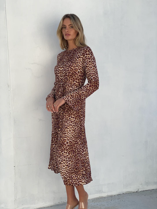 Leopard Midi Dress