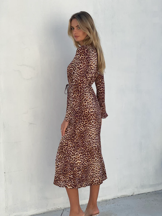 Leopard Midi Dress