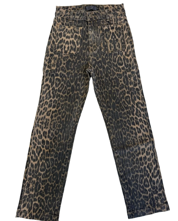 Leopard Print Jeans