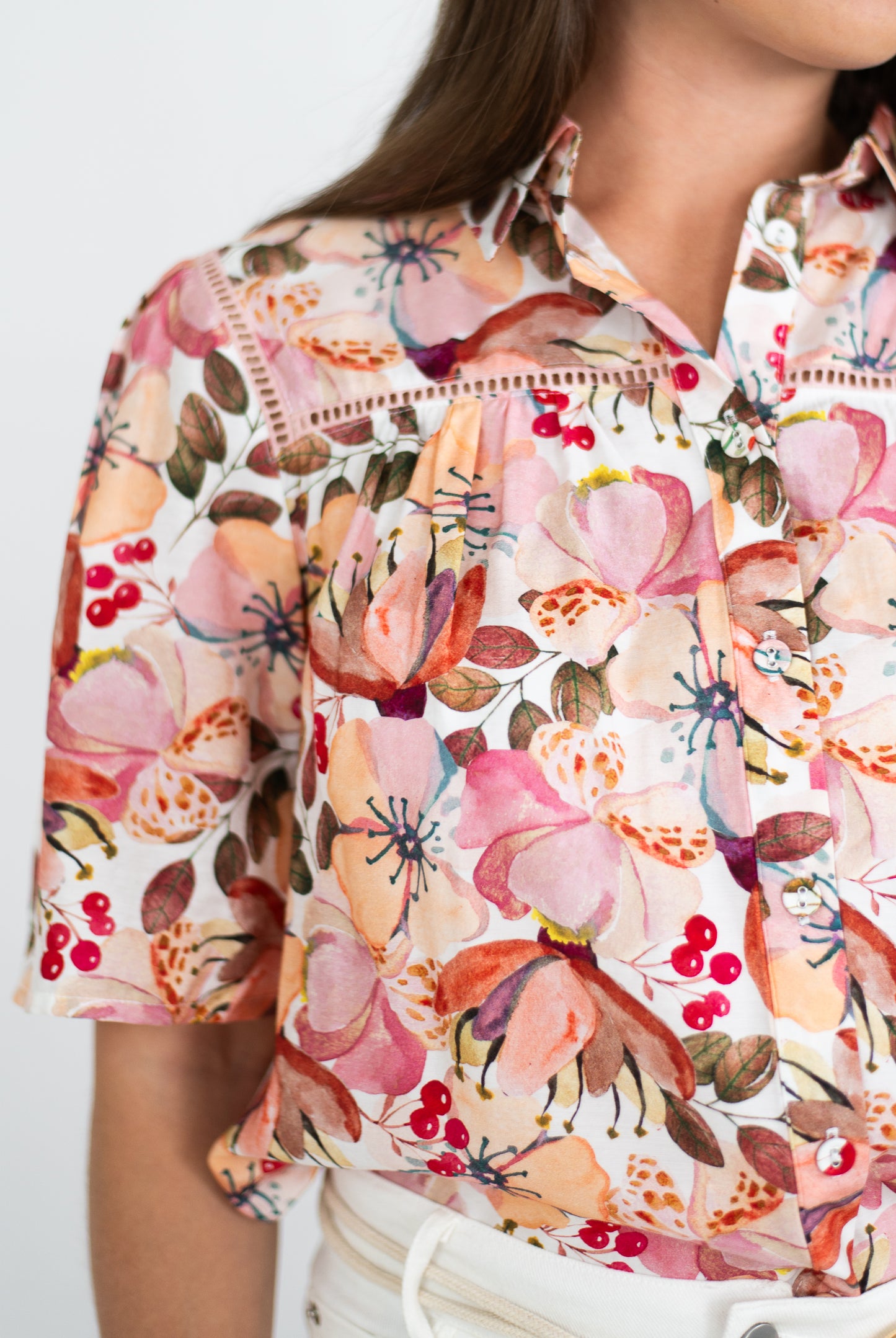 Garden Party Shirt Pink