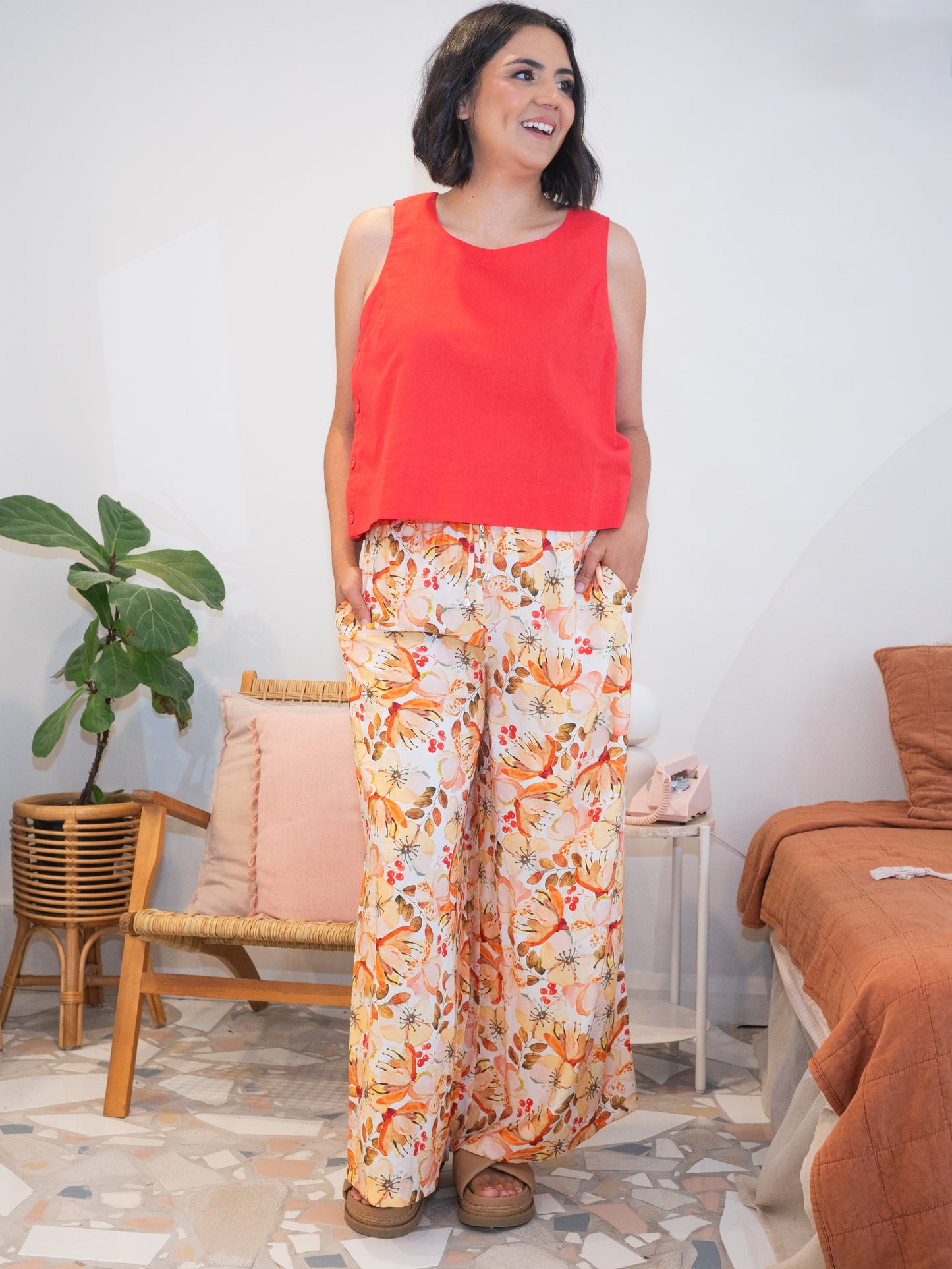 Garden Party Pants Orange