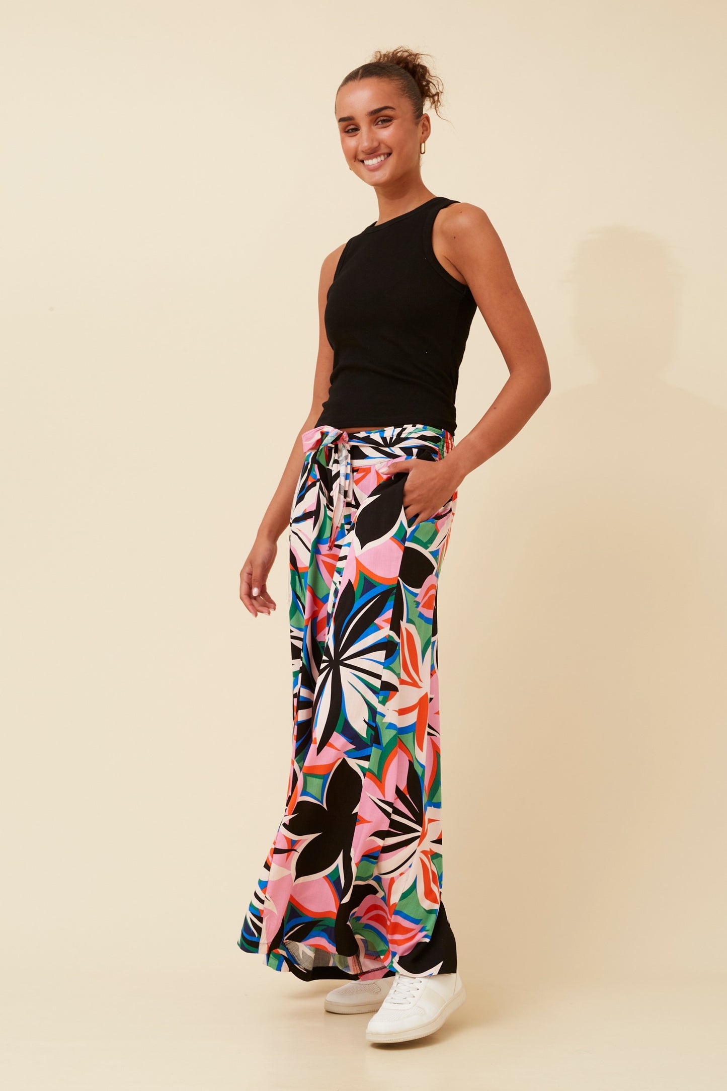 Addison Floral Flared Pant