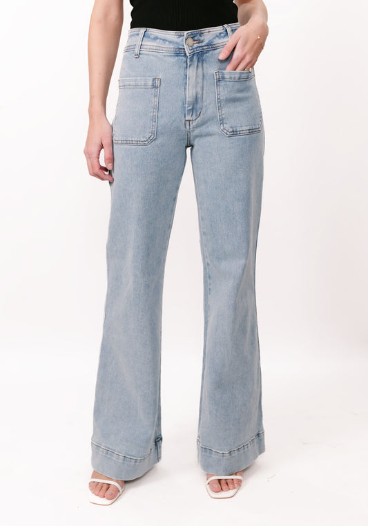 Dolly Wide Leg Pocket Jean